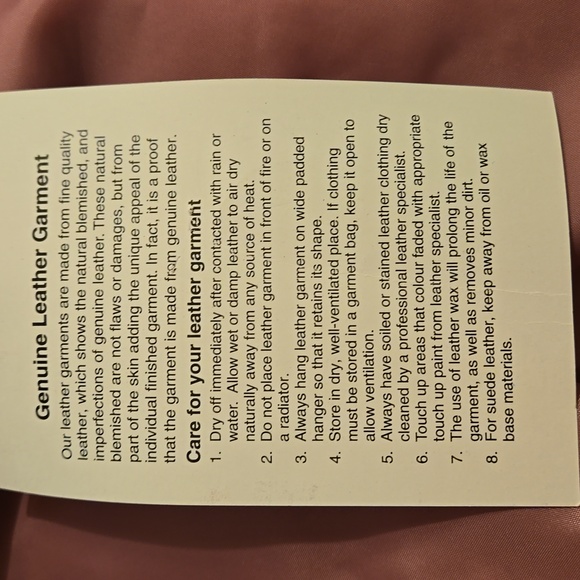 NWT New Trend  pink leather coat Sz L - Picture 8 of 9